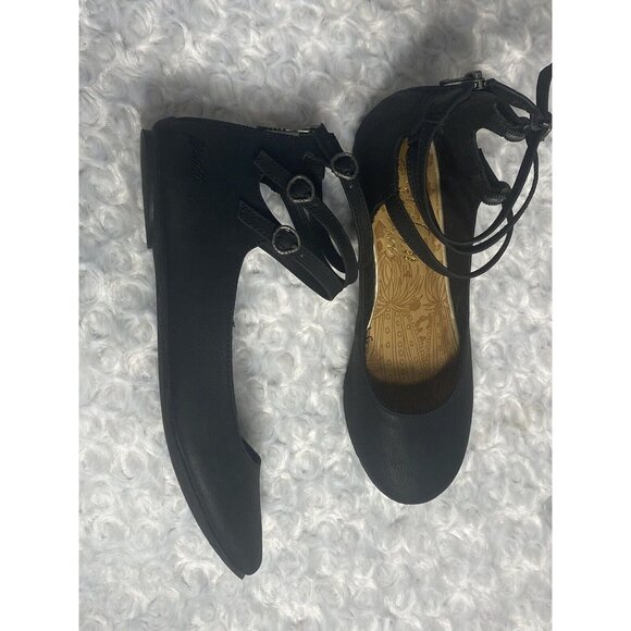 Blowfish Malibu Other - Blowfish Size 4 Gladiator Style Black Flat Shoes Girls
